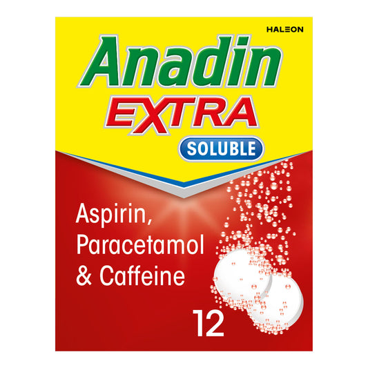 Anadin Extra Soluble Pain Relief Tablets x12