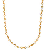 Harrods Azlee Medium Yellow Gold Circle-Link Chain Necklace- Buy online at McGrocer