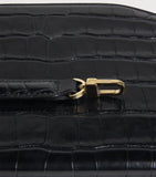 Toteme croc-embossed leather shoulder bag, UK version