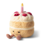 Jellycat amuseables birthday cake plush toy 16cm (British brand)