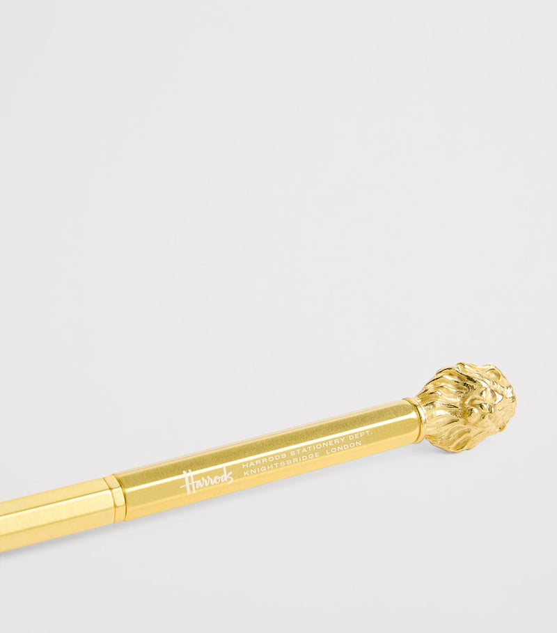 Harrods lion design ballpoint pen, UK version