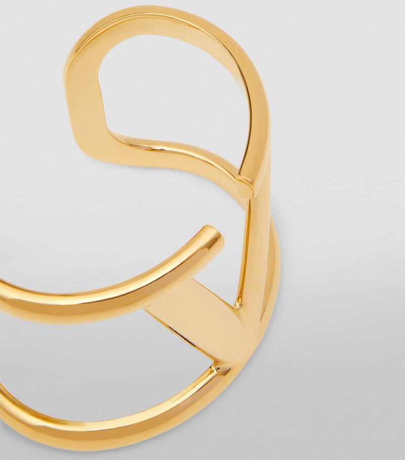 Valentino Garavani VLogo cuff bracelet, UK version