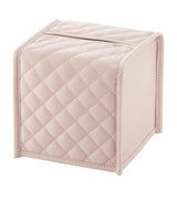 Harrods Quilted Leather Square Tissue Box- Buy online at McGrocer