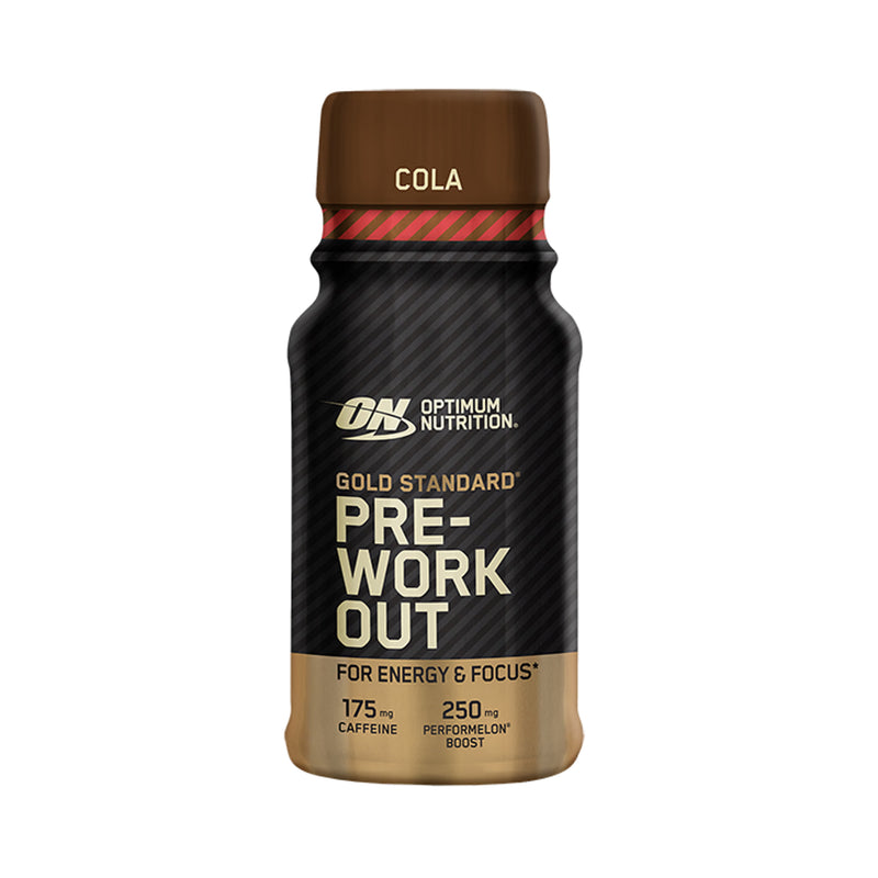 Optimum Nutrition Gold Standard Pre-Workout Shot 60ml, imported from the UK