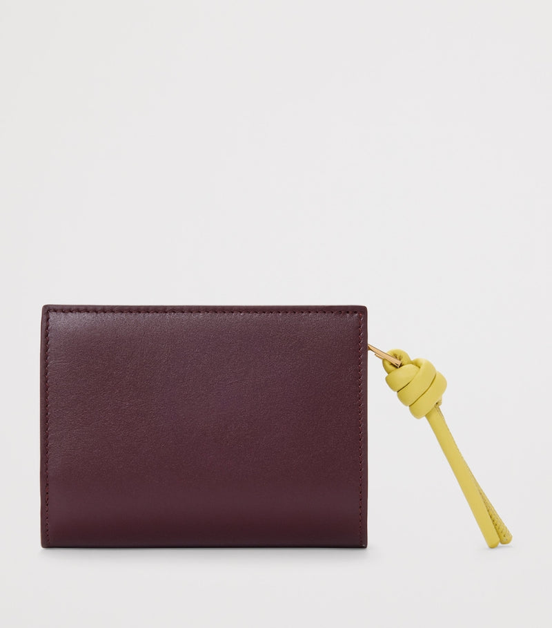 LOEWE Leather Knot Wallet compact calfskin (British brand)