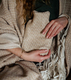 Araminta Campbell small alpaca-blend hot water bottle - British product