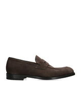 Mocassins formels Zegna en daim L'Asola pour hommes