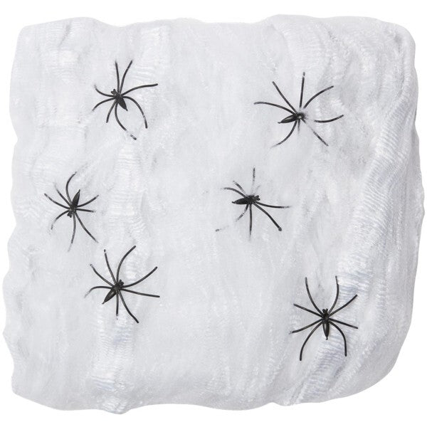 Smiffys spider web decoration large 220g, imported from the UK