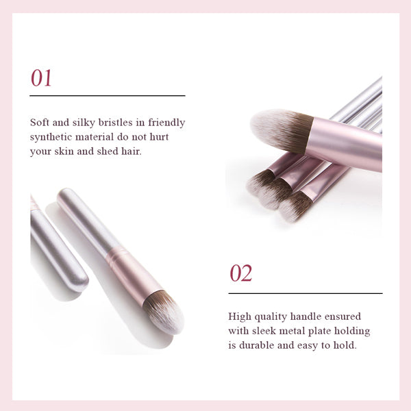 Livingandhome warm-toned professional makeup brush set 14pcs (British brand)