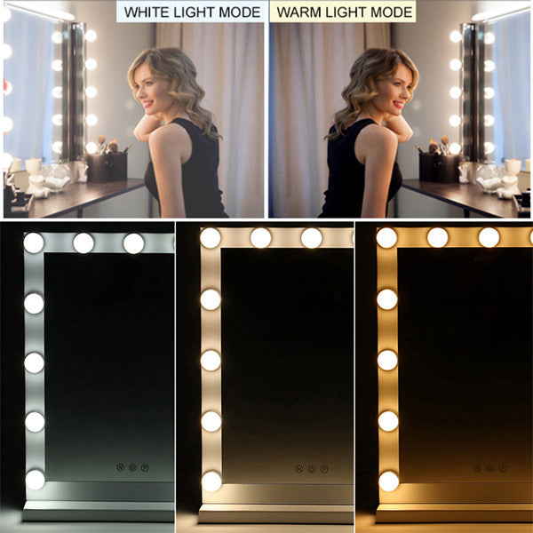 Livingandhome Hollywood Lighted Makeup Mirror 42x54.5cm, UK version