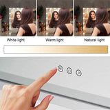 Livingandhome Hollywood Lighted Makeup Mirror 42x54.5cm, UK version