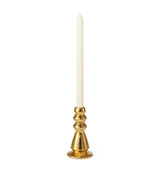 Harrods Aerin Large Gold-Plated Allette Ceramic Candle Holder 16cm- Buy online at McGrocer