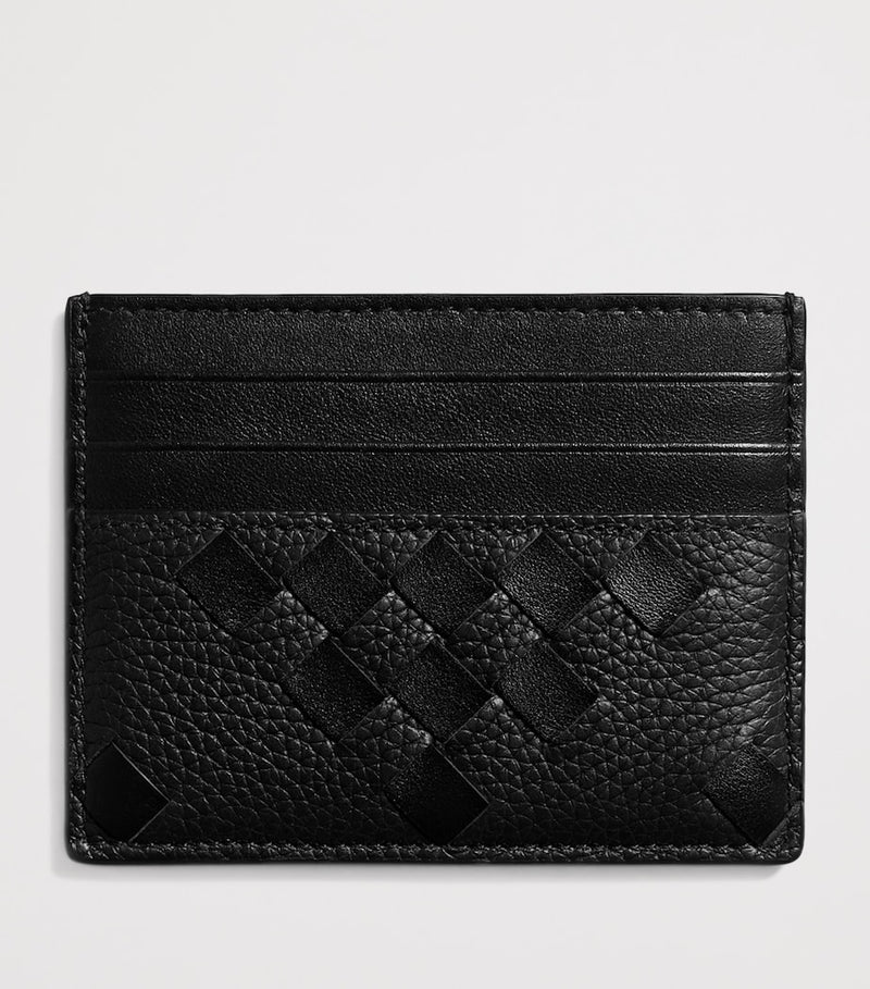 Bottega Veneta leather Intrecciato card holder - British product