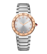 Harrods Bvlgari BVLGARI BVLGARI Watch Stainless Steel and Rose Gold 33mm- Buy online at McGrocer