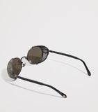 Matsuda round sunglasses 10610H handcrafted titanium, UK version