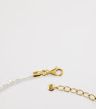 Monica Vinader gold vermeil freshwater pearl heart bracelet (British brand)