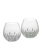 Waterford stemless red wine glasses set of two 400ml (British brand)