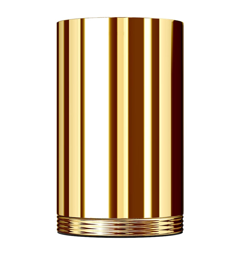 El Casco gold-plated pencil pot with minimalist design, 15cm height - British product