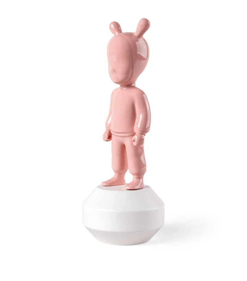 Lladró The Pink Guest small porcelain figurine, UK version