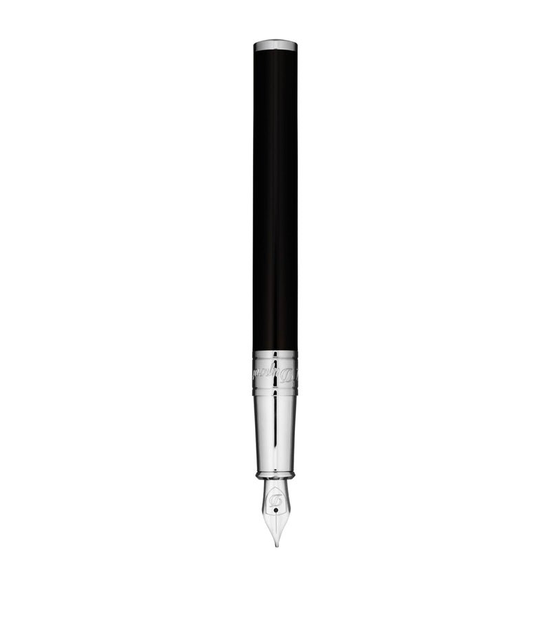 S.T. Dupont D-Initial fountain pen with 14-karat gold nib (British brand)