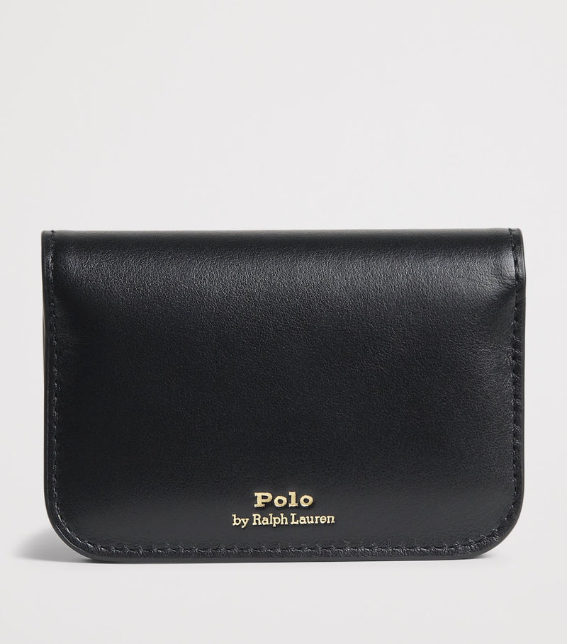 Polo Ralph Lauren leather flap ID card holder (British brand)