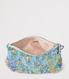 Jimmy Choo Callie satin embellished clutch bag, UK version
