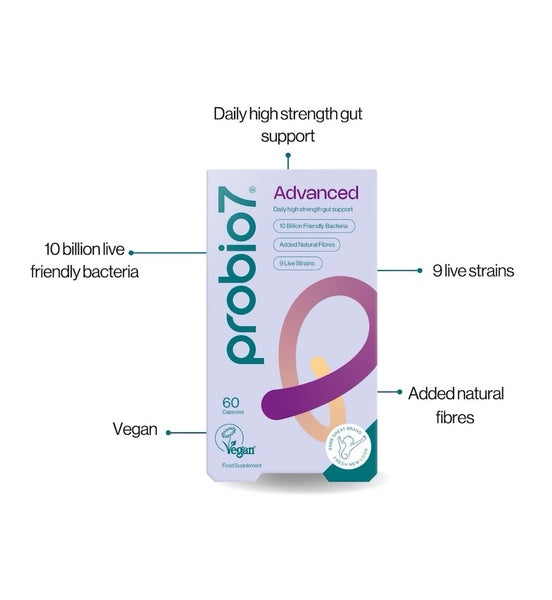Probio7 Advanced supplement 60 capsules - British product