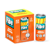 Fibe Zesty Orange soda 4x250ml, imported from the UK