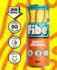Fibe Zesty Orange soda 4x250ml, imported from the UK