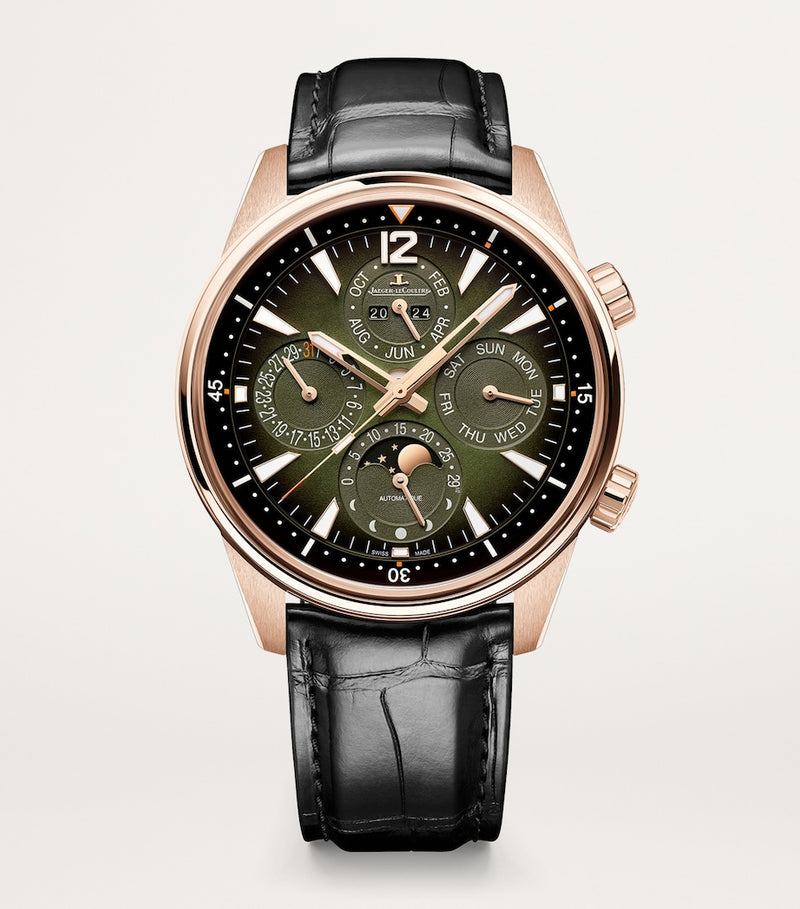 Jaeger-LeCoultre pink gold Polaris perpetual calendar watch - British product