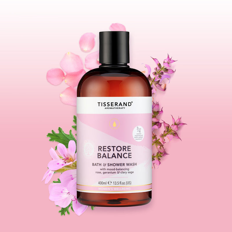 Tisserand Restore Balance Bath & Shower Wash 400ml (British brand)