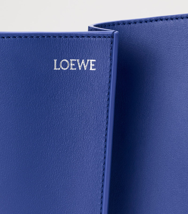LOEWE medium leather Bilbao bucket bag, imported from the UK