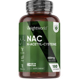 Superdrug WeightWorld NAC N-Acetyl-Cysteine 600mg Supplement - 180 Capsules- Buy online at McGrocer