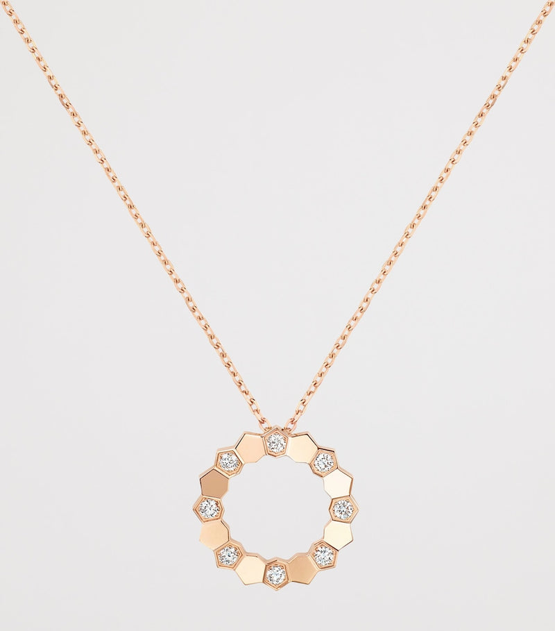 Chaumet Bee de Chaumet pendant necklace rose gold, imported from the UK
