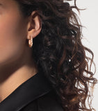 Messika Modernist small single hoop earring 0.10ct diamonds (British brand)