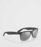 Ray-Ban Justin classic square sunglasses mirrored lenses, UK version