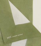 AMI Paris cotton Ami de Coeur scarf 45cm, UK version