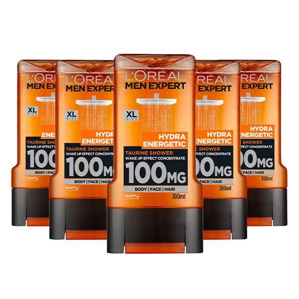 L'Oreal Paris Men Expert shower gel x5 bundle, UK version