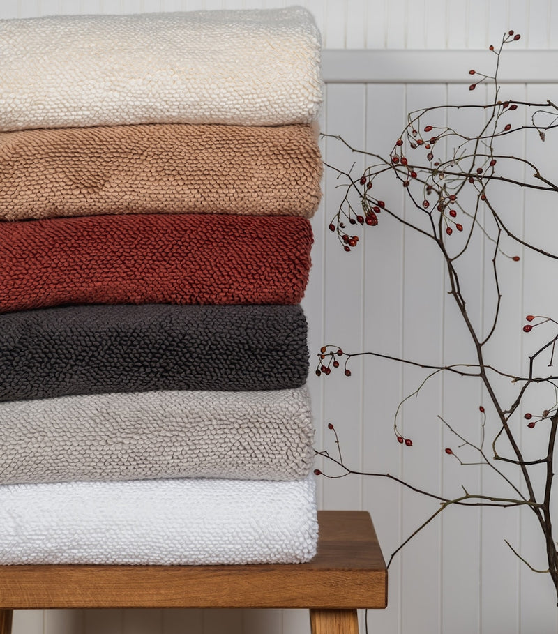 Hamam organic cotton Pera bath mat 60x95cm - British product