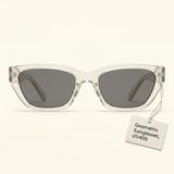 Prada PR09ZS men sunglasses transparent asphalt dark grey - British product