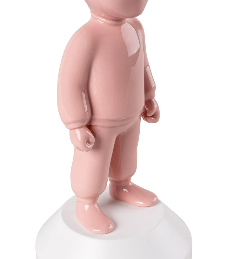 Lladró The Pink Guest small porcelain figurine, UK version