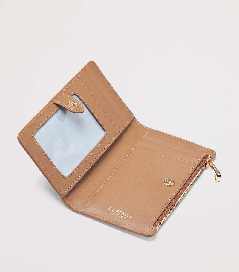 Aspinal of London small leather Mayfair purse, UK version
