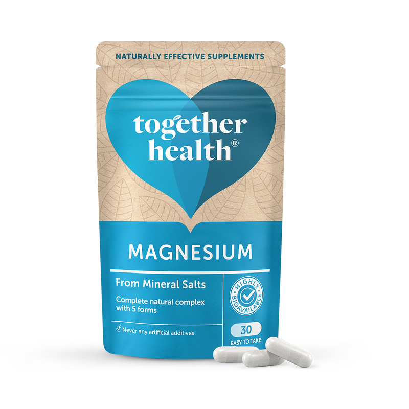 Together Health Natural Marine Magnesium 30 Capsules, imported from the UK