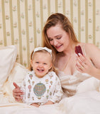 Atelier Choux organic cotton hot air balloon bib (British brand)