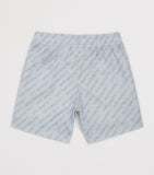 Off-White kids bowling shorts with logo for ages 4-12+, imported from the UK