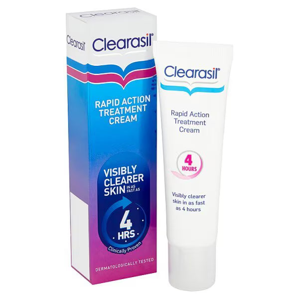 Clearasil Rapid Action Spot Treatment Cream 25ml - British product