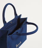 Harrods small cotton tote bag with gold logo, UK version