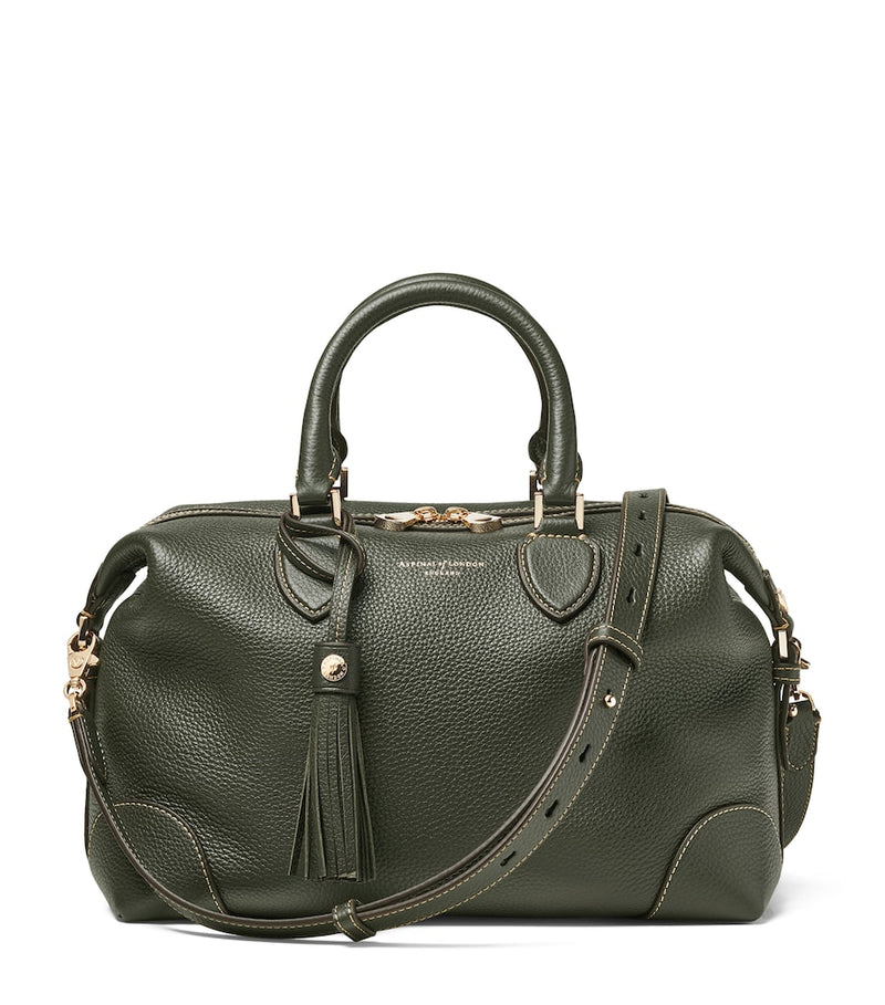 Aspinal Of London leather midi Hudson bowling bag, UK version