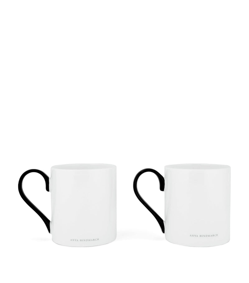 Anya Hindmarch Eyes mugs set of 2 - British product