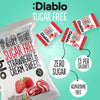 Diablo sugar-free strawberry and cream sweets 75g (British brand)